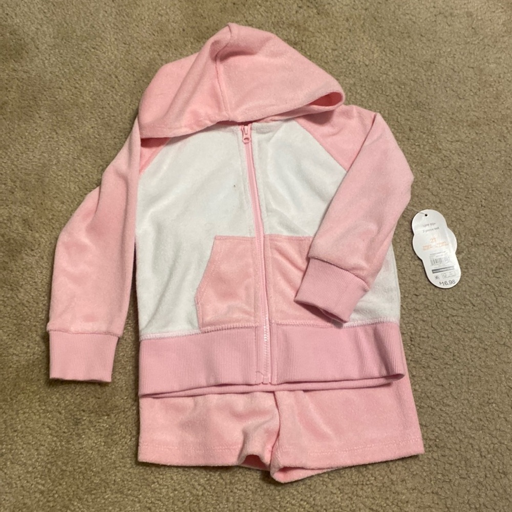 NWT Terry Cover Up Set